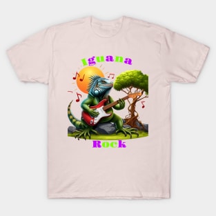 Rocking Reptiles Sunset Serenade T-Shirt